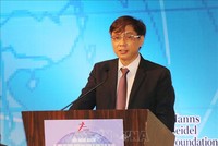 Đồng chí Lê Đức Vinh, Phó Bí thư Tỉnh ủy, Bí thư Ban cán sự đảng, Chủ tịch Ủy ban nhân dân tỉnh Khánh Hòa nhiệm kỳ 2016 - 2021. Ảnh: Tiên Minh/TTXVN.