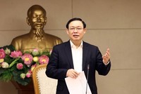 Phó Thủ tướng Vương Đình Huệ phát biểu tại cuộc họp - Ảnh: VGP/Thành Chung