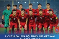 [Infographics] Lịch thi đấu của đội U22 Việt Nam tại SEA Games 30