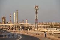 Một cơ sở lọc dầu của Aramco ở Saudi Arabia, ngày 20/9 vừa qua. (Ảnh: AFP/ TTXVN)