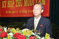 Chủ tịch UBND tỉnh Bà Rịa - Vũng Tàu Nguyễn Văn Thọ. Ảnh: Báo Bà Rịa - Vũng Tàu.