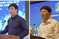 Thứ trưởng Bộ Xây dựng Nguyễn Tường Văn (ảnh trái) và Thứ trưởng Bộ Tư pháp Nguyễn Thanh Tịnh.