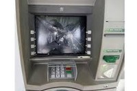 Không rút được tiền, Tuấn bực mình đập vỡ màn hình cây ATM (ảnh minh họa).