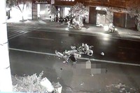 Hiện trường vụ tai nạn.