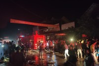 Hiện trường vụ hỏa hoạn.