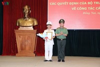 Đại tá Trần Tiến Đạt nhận nhiệm vụ Phó Giám đốc Công an tỉnh Đồng Nai.