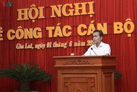 Ông Hồ Văn Niên phát biểu tại hội nghị.