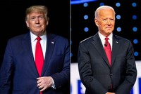 Tổng thống Mỹ Donald Trump và ứng viên đảng Dân chủ Joe Biden. Ảnh: USA Today.