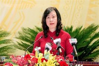 Bà Đào Hồng Lan, Bí thư Tỉnh ủy Bắc Ninh khóa XX, nhiệm kỳ 2020-2025. (Ảnh: Thanh Thương/TTXVN).