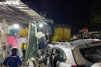 Hiện trường vụ tai nạn.