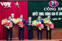 Tỉnh ủy Quảng Bình công bố Quyết định, Thông báo về công tác cán bộ.