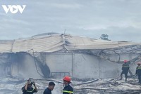 Hiện trường vụ cháy.