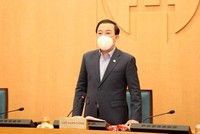 Phó Chủ tịch UBND TP Hà Nội Chử Xuân Dũng kết luận phiên họp.