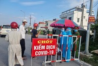 Chốt kiểm dịch COVID-19 trên địa bàn tỉnh Hưng Yên.