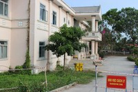 Khu vực cách ly tập trung Phòng khám Đa khoa Quân dân y Giồng Găng, huyện Tân Hồng, tỉnh Đồng Tháp.