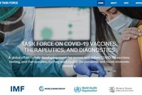 Trang chủ của website thông tin vaccine vừa ra mắt. (Ảnh chụp màn hình).