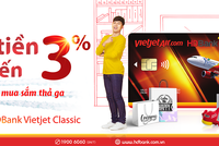 Bay thỏa thích, mua sắm thả ga cùng vô vàn ưu đãi khi dùng thẻ tín dụng HDBank-Vietjet