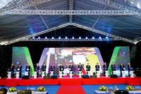 Lễ khởi công Dự án Nhà máy sản xuất chất dẻo phân hủy sinh học PBAT tại Khu công nghiệp Nam Đình Vũ (Hải Phòng).