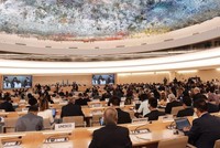 Khóa họp lần thứ 51 của Hội đồng Nhân quyền Liên hợp quốc. (Ảnh: Xuân Hoàng/TTXVN)