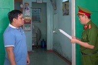 Nguyễn Văn Triết lúc bị bắt tạm giam. (Ảnh: Công an Quảng Ngãi)