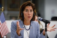 Bộ trưởng Thương mại Hoa Kỳ Gina Raimondo tại Hội nghị thường niên lần thứ hai về Đối thoại Kinh tế Cấp cao tại Thành phố Mexico, ngày 12/9/2022 (Ảnh: AP)