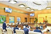 Ủy ban Thường vụ Quốc hội nghe tờ trình dự án Luật Nhà ở (sửa đổi).