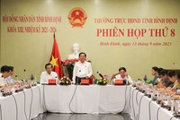 Ông Hồ Quốc Dũng, Bí thư Tỉnh ủy, Chủ tịch HĐND tỉnh Bình Định yêu cầu đưa chỉ tiêu phát triển nhà ở xã hội vào chỉ tiêu phát triển kinh tế - xã hội của tỉnh hằng năm. Nguồn: binhdinh.gov.vn.