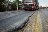 Chậm sửa đường, trạm thu BOT Sông Phan Bình Thuận bị ngừng thu phí