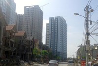 Dự án nhà ở xã hội Rice City nằm phía Tây Nam Linh Đàm