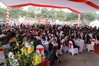 Hàng trăm nhà đầu tư bất động sản tham gia sự kiện lễ ra mắt dự án TMS Grand City Phúc Yên.