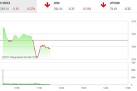 Giao dịch chứng khoán phiên sáng 20/5: Cổ phiếu công ty chứng khoán nổi sóng, VN-Index điều chỉnh