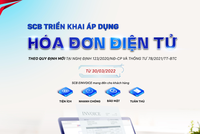 SCB chuyển đổi áp dụng hoá đơn điện tử theo Nghị định 123/2020/NĐ-CP