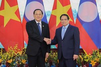 Thủ tướng Phạm Minh Chính hội đàm với Thủ tướng Lào Sonexay Siphandone
