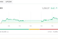 Phiên giao dịch chiều 7/5: Cặp đôi Vingroup kéo VN-Index qua 1.250 điểm