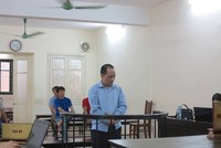 Bị cáo Mạnh tại tòa.