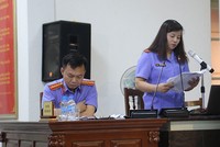 Đại diện Viện KSND phát biểu chiều 22/9.