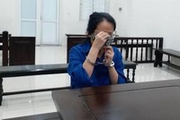 Bị cáo tại phiên tòa sơ thẩm.