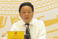 Bộ trưởng Bộ Tài nguyên và Môi trường Trần Hồng Hà.
