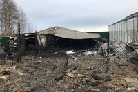 Hiện trường vụ cháy. Ảnh: TASS.