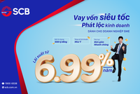 “Vay vốn siêu tốc, phát lộc kinh doanh” với SCB
