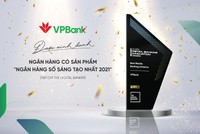 VPBank nhận giải thưởng “Ngân hàng số sáng tạo nhất 2021”