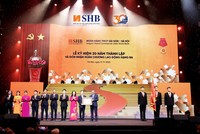 Tiếp tục ghi nhận những đóng góp quan trọng vào phát triển kinh tế - xã hội và thành tích xuất sắc trong an sinh xã hội giai đoạn 2018 - 2022 của SHB, Chủ tịch Nhà nước CHXHCN Việt Nam đã tặng thưởng SHB Huân chương Lao động hạng Ba. Tại Lễ kỷ niệm 30 năm thành lập, thay mặt Đảng và Nhà nước, ông Trần Sỹ Thanh, Ủy viên Ban Chấp hành Trung ương Đảng, Phó Bí thư Thành ủy, Chủ tịch UBND TP. Hà Nội đã gắn Huân chương Lao động hạng Ba lên lá cờ truyền thống của SHB.