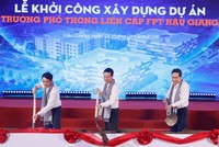 Chủ tịch nước Võ Văn Thưởng dự Lễ khởi công trường phổ thông liên cấp FPT Hậu Giang