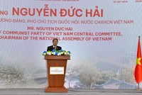 Phó Chủ tịch Quốc hội Nguyễn Đức Hải phát biểu tại Hội nghị. Ảnh: VGP/HT