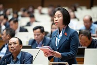 Đại biểu Phạm Thị Thanh Mai (đoàn Hà Nội) 