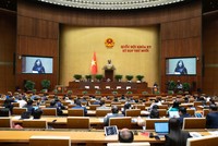 Bộ trưởng Bộ Y tế Đào Hồng Lan trình bày Báo cáo tiếp thu, giải trình trước khi Luật Dân số được thông qua vào sáng 10/12