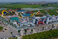Toàn cảnh công viên nước Thanh Hà mới khai trương đã có trẻ bị đuối nước