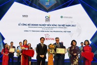 Prudential lọt Top 10 doanh nghiệp bền vững 2017