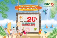 Ưu đãi 20% phí bảo hiểm du lịch BIC Travel Care trong dịp hè 2019