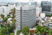 Toà nhà Daikin Air Tower cùng lúc ba chứng nhận công trình xanh cao nhất từ LEED, WELL và LOTUS.